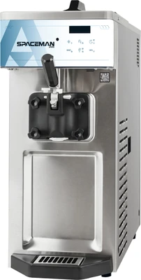Spaceman 6210-C 1 Flavor Compact Countertop Gravity Fed Soft-Serve Machine - 110-115 Volts