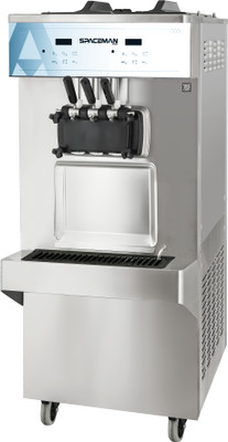 Spaceman 6378A-C 2 Flavors Floor Model Pump Feed Soft-Serve Machine - 208-230 Volts