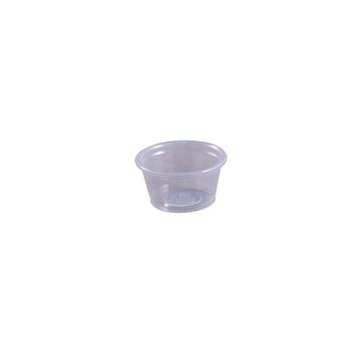 Empress EPC075 Plastic Portion Cup 0.75 Oz. Clear (50 Packs of 50 Per Case)