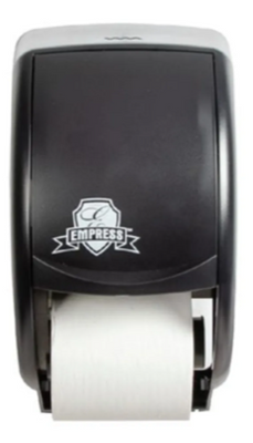 Empress EMP3500 Black Two-Roll Standard Dispenser for Bath Tissue