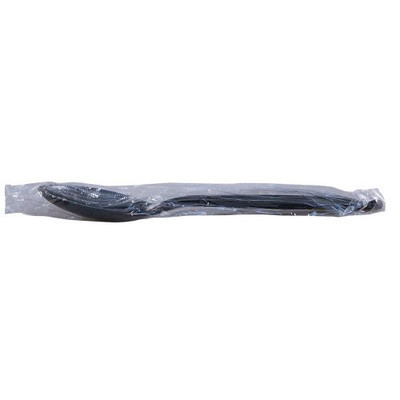 Empress E188002 Black Polystyrene Heavy Weight Wrapped Teaspoon (1000 Packs Per Case)