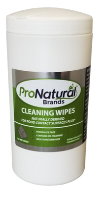 Vollrath 265002 Phosphate-Free ProNatural Brands Cleaning Wipes