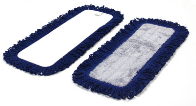 CTC M840024 24" Microfiber Fringed Dust Mops with Velcro Backing