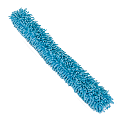 CTC 40-1440 Microfiber Blue Rectangle Chennille Dusters - Pack/6