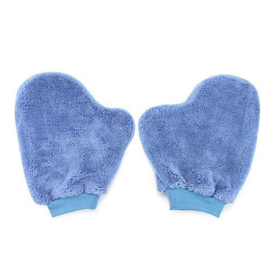 CTC 40-1438 Microfiber Blue Mitt Dusting Mitt with Thumb - Pack/12