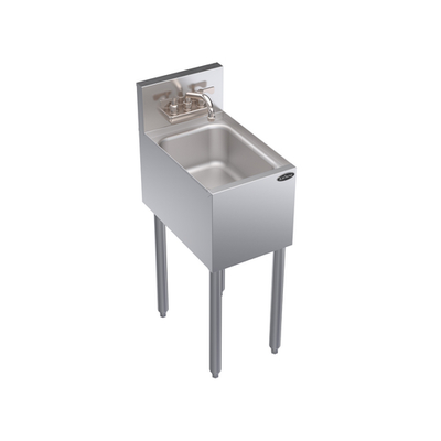 Krowne KR19-1C 12" W x 19" D x 36.5" H Stainless Steel Royal Series Underbar Hand Sink