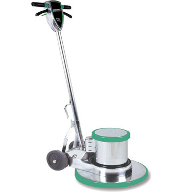 Bissell BGH-21E 21" Pad Size Polished Aluminum Chassis Heavy Duty Floor Machine - 175 RPM