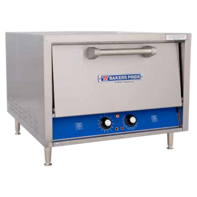 Bakers Pride P24S Single Deck Stainless Steel Countertop HearthBake Series Oven - 208 Volts 2,150 Watts