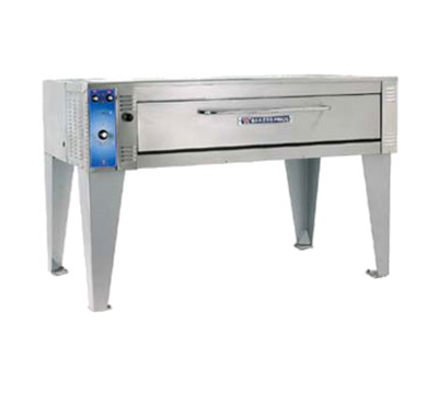 Bakers Pride EB-2-8-5736 Stainless Steel Double Super Deck Series Bake Deck Oven - 208 Volts 24,000 Watts