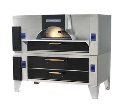 Bakers Pride FC-816/Y-800BL-LP 81" W Double Deck Liquid Propane Il Forno Classico® Pizza Oven
