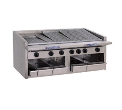Bakers Pride C-36RS-C-LP 36" W Liquid Propane Countertop Lava Rock or Radiant Charbroiler - 105,000 BTU