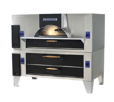 Bakers Pride FC-616/Y-600-LP 81" W Double Deck Liquid Propane Il Forno Classico® Pizza Oven
