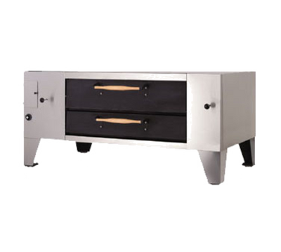 Bakers Pride Y-800-DSP-LP 55.12" W Single Deck Liquid Propane Super Deck Series Display Pizza Deck Oven