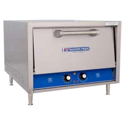 Bakers Pride P24-BL Single Deck Stainless Steel Countertop HearthBake Series Oven - 208 Volts 2,150 Watts