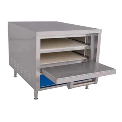 Bakers Pride P18S 23" W Stainless Steel Countertop HearthBake Series Pizza Pretzel Oven - 120 Volts