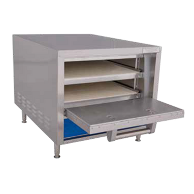 Bakers Pride P18S 23" W Stainless Steel Countertop HearthBake Series Pizza Pretzel Oven - 120 Volts