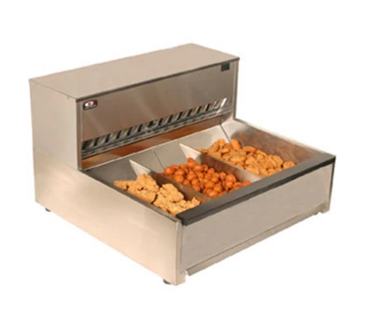 Carter-Hoffmann CNH28 Stainless Steel 4 Sections Crisp N Hold Fried Food Station - 208 Volts 2890 Watts