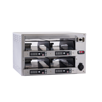 Carter-Hoffmann M223S-2T 4 Pans Stainless Steel Programmable Controls Modular Holding Cabinet - 120 Volts