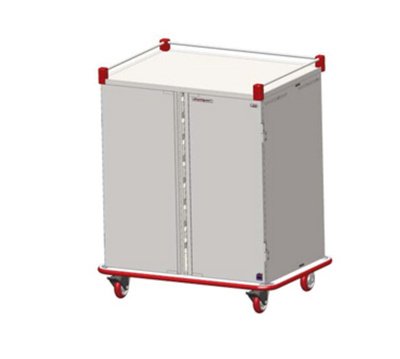 Carter-Hoffmann PTDST18 18 Trays Stainless Steel Two Doors Performance Patient Tray Cart