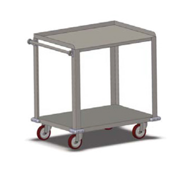 Carter-Hoffmann UC3S2433 700 Lbs. Stainless Steel Three Shelf Utility Cart