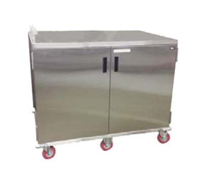 Carter-Hoffmann ETDTT24 24 Trays Stainless Steel Two Doors Economy Patient Tray Cart