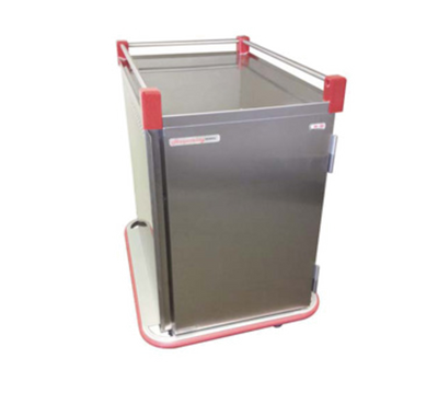 Carter-Hoffmann PSDST8 8 Trays Stainless Steel Single Door Performance Patient Tray Cart