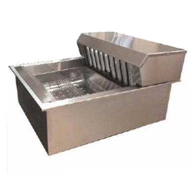 Carter-Hoffmann CNH28LP Stainless Steel 6 Sections Drop-In Crisp 'N Hold Fried Food Station - 208 Volts 2890 Watts