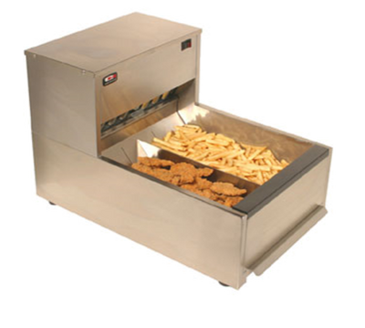 Carter-Hoffmann CNH18XD Stainless Steel 3 Sections Crisp N Hold Fried Food Station - 120 Volts 1820 Watts