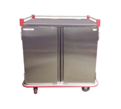 Carter-Hoffmann PTDTT28 28 Trays Stainless Steel Two Doors Performance Patient Tray Cart