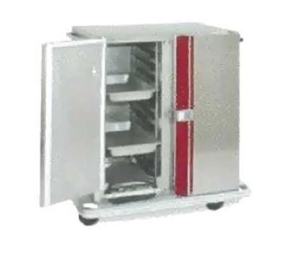 Carter-Hoffmann PH1860 55.88" W Stainless Steel Solid Door Mobile Heated Cabinet - 120 Volts