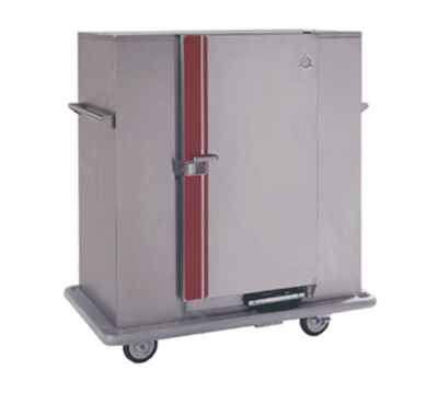 Carter-Hoffmann BB120X 144 Covered Plates Stainless Steel Mobile Single Door Classic Carter Banquet Cabinet - 120 Volts