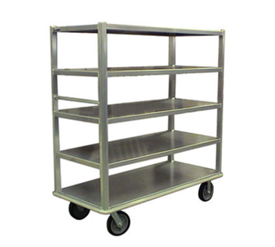 Carter-Hoffmann T546 27" x 54" Aluminum Six Shelves Queen Mary China and Silver Transporter