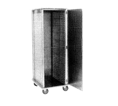 Carter-Hoffmann E8623 25 Pans Aluminum Enclosed Style Storage Cabinet with Hinged Doors