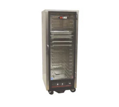 Carter-Hoffmann HL4-14 14 Pans Glass Door Bottom Mounted hotLOGIX Humidified Holding Cabinet or Heater Proofer-HL4 Series - 120 Volts