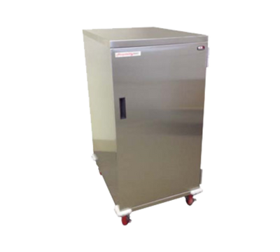 Carter-Hoffmann ESDTT16 16 Trays Stainless Steel Single Door Economy Patient Tray Cart