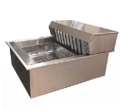 Carter-Hoffmann CNH18LP Stainless Steel 2 Sections Drop-In Crisp N Hold Fried Food Station - 120 Volts 1820 Watts