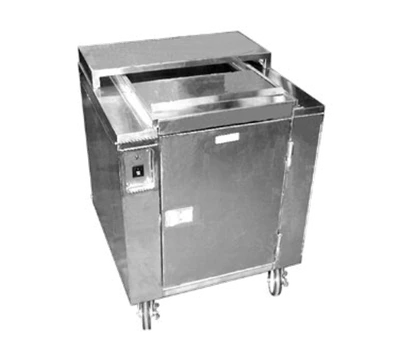 Carter-Hoffmann CD27 27" W x 27" D x 32.5" H Stainless Steel Heated Dish Storage Cart