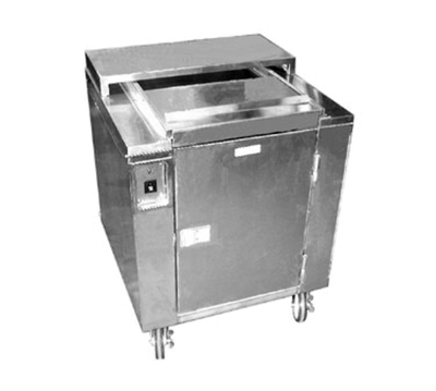 Carter-Hoffmann CD27 27" W x 27" D x 32.5" H Stainless Steel Heated Dish Storage Cart