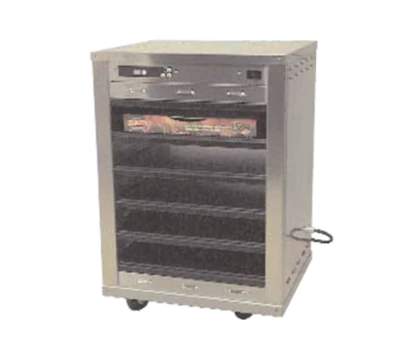 Carter-Hoffmann DF1818-5 5 Boxes All Stainless Steel Pass-Through Holding Cabinet for Pizza Boxes - 120 Volts