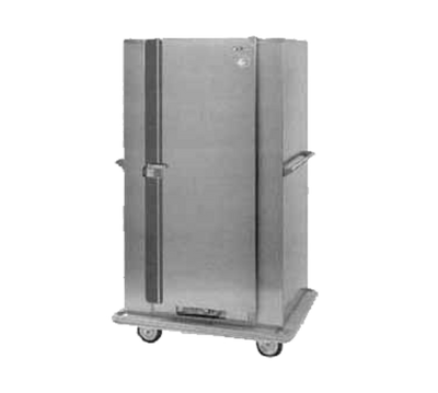 Carter-Hoffmann BB100 120 Covered Plates Stainless Steel Mobile Single Door Classic Carter Banquet Cabinet - 120 Volts