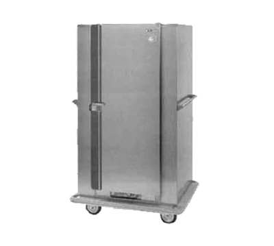 Carter-Hoffmann BB100 120 Covered Plates Stainless Steel Mobile Single Door Classic Carter Banquet Cabinet - 120 Volts