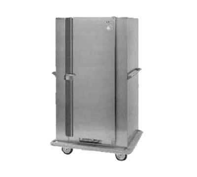 Carter-Hoffmann BB100 120 Covered Plates Stainless Steel Mobile Single Door Classic Carter Banquet Cabinet - 120 Volts