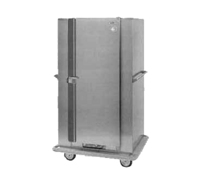 Carter-Hoffmann BB100 120 Covered Plates Stainless Steel Mobile Single Door Classic Carter Banquet Cabinet - 120 Volts