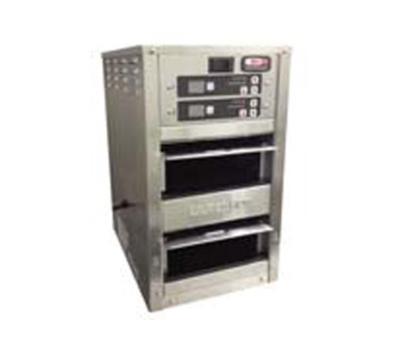 Carter-Hoffmann MC213GS-2T 2 Pans Stainless Steel Single Sided Modular Holding Cabinet - 120 Volts