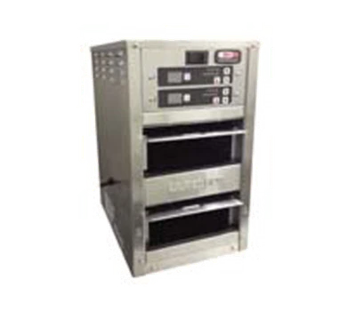 Carter-Hoffmann MC213GS-2T 2 Pans Stainless Steel Single Sided Modular Holding Cabinet - 120 Volts