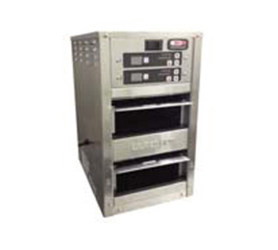Carter-Hoffmann MC213GS-2T 2 Pans Stainless Steel Single Sided Modular Holding Cabinet - 120 Volts