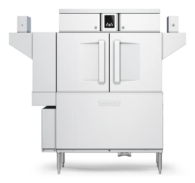 Hobart CL54-DWR+BUILDUP Low Temp Conveyor Dishwasher With Booster Heater
