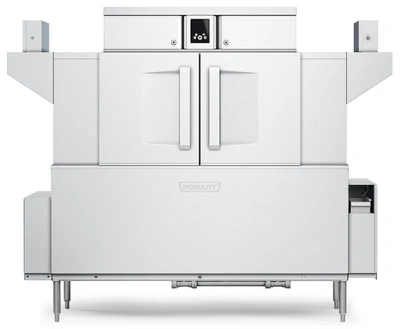 Hobart CL64-ADV+BUILDUP Low Temp Conveyor Dishwasher With Booster Heater