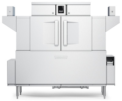Hobart CL64-ADV+BUILDUP Low Temp Conveyor Dishwasher With Booster Heater