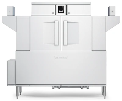 Hobart CL64-DWR+BUILDUP Low Temp Conveyor Dishwasher With Booster Heater